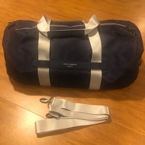 Dolce and Gabbana Light blue brand padded bag